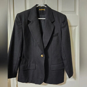 Vintage Giorgio Sant'Angelo 100% Pure Wool Tailored Women's Blazer, Sz 12, EUC!